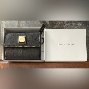 Pebbled Leather flap wallet. BNIB with tags